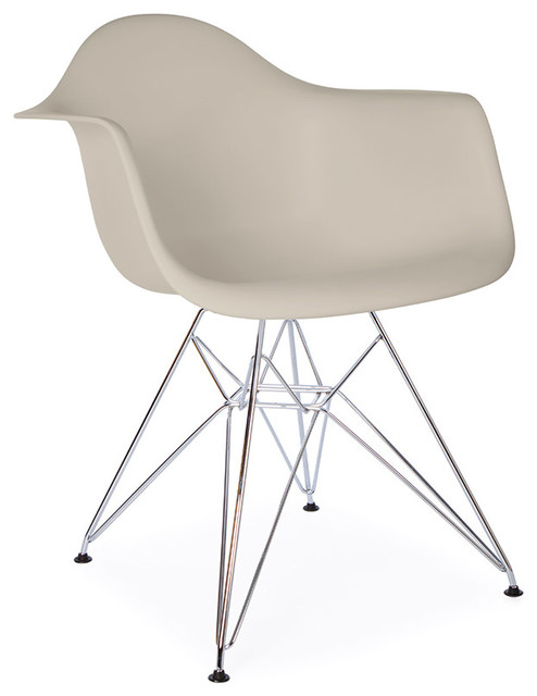 Molded Plastic Dining Chairs molded plastic eiffel dining arm chair - midcentury - dining Molded Plastic Dining Chairs molded plastic eiffel dining arm chair - midcentury - dining