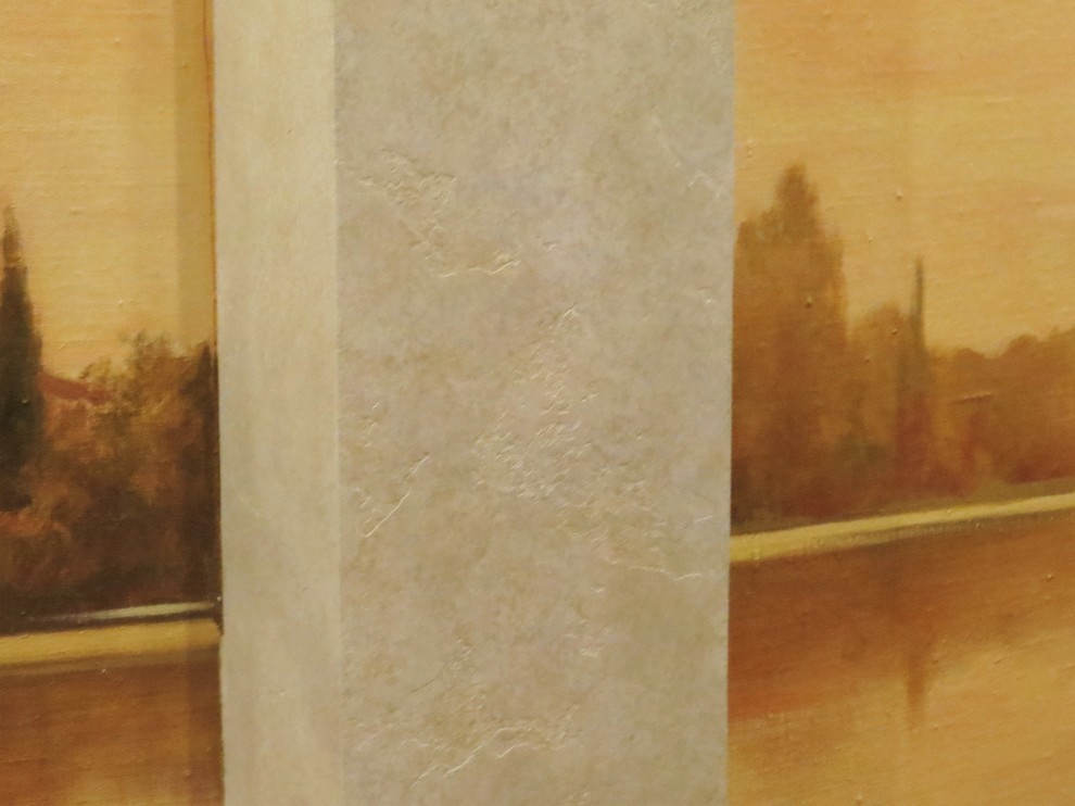 имитация камня в интерьере