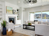 Transitional Living Room by HIGHLAND HOMES LLC
