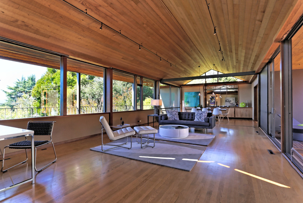 Inspiration for a midcentury living room in San Francisco.