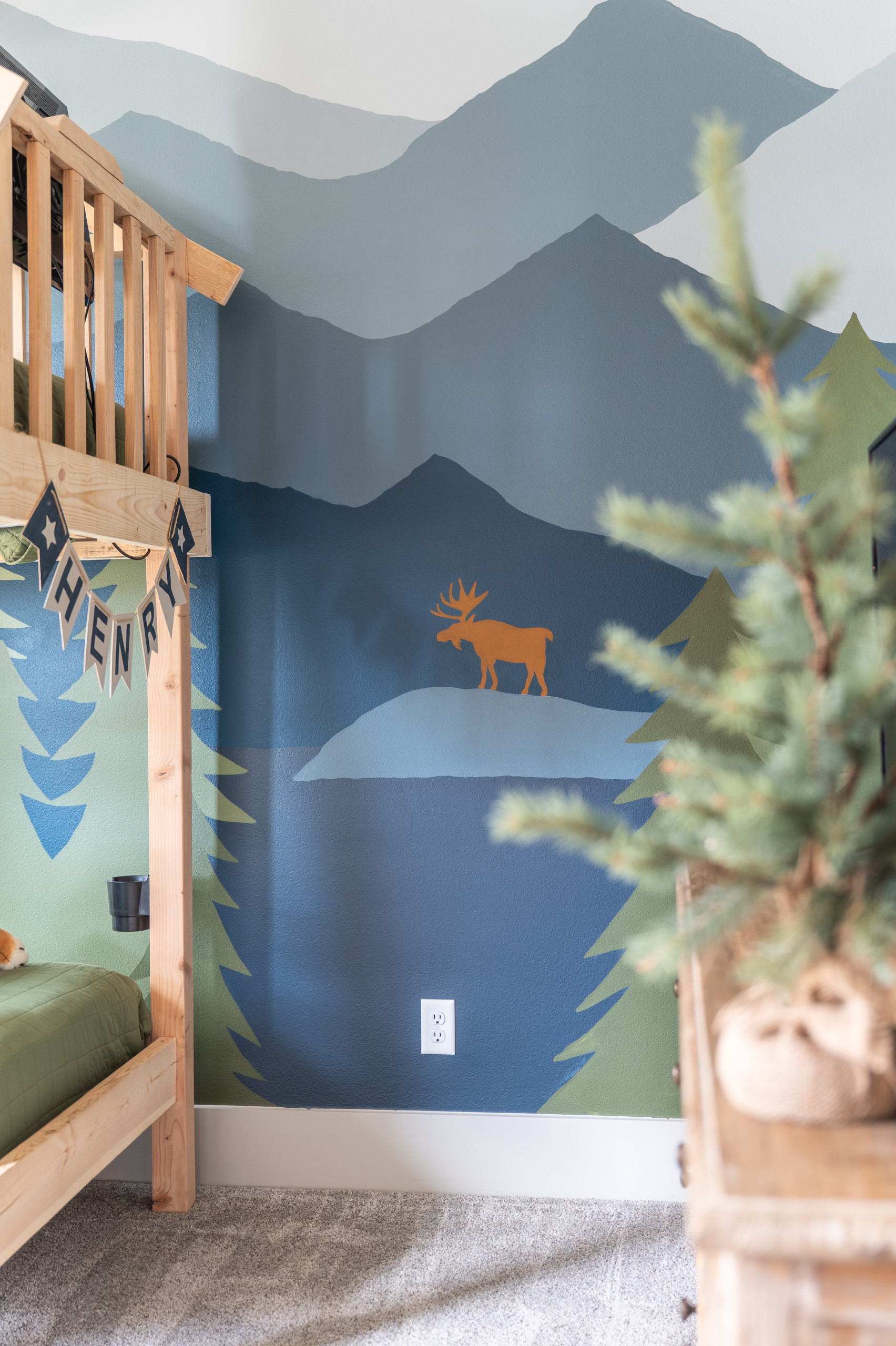 Kids Camp Themed Bedroom