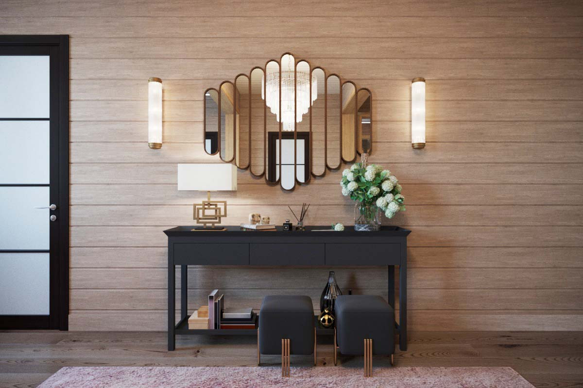 Просторный загородный дом