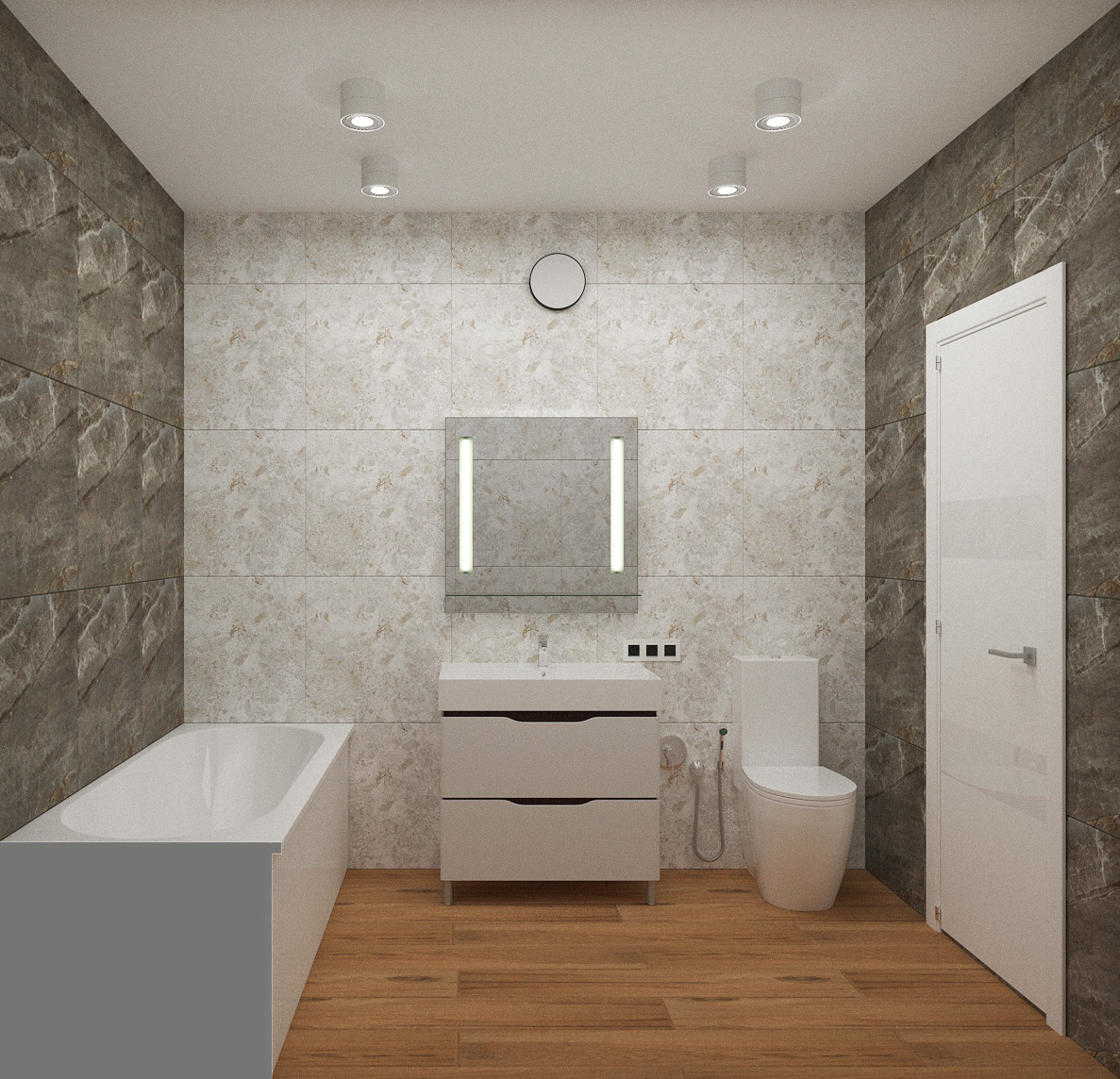 Таунхаус в сером