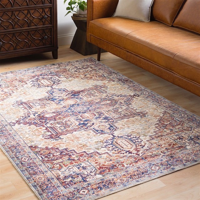 Traditional Area Rug Myrna Collection Ocean 3 X5 Mediterranean Traditional Area Rug Myrna Collection Ocean 3 X5 Mediterranean Rugs By Luxury Rugz
