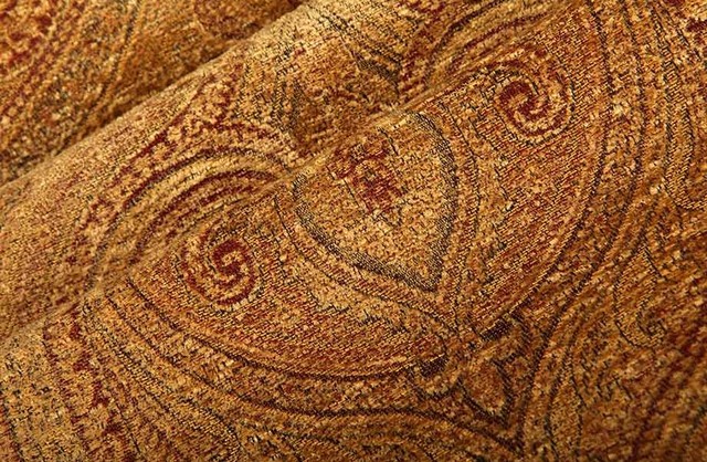 Asha Mediterranean Upholstery Fabric in Topaz