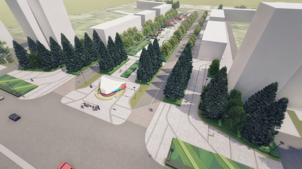 Конкурс на лучший эскизный проект благоустройства улицы Лейпунского