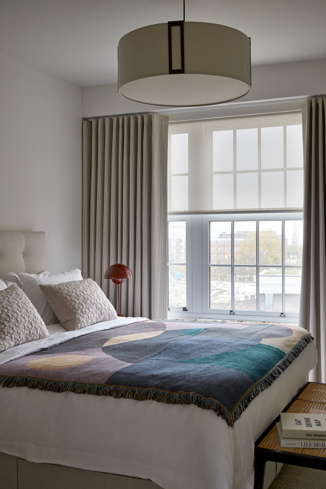 Design ideas for a scandi bedroom in London.