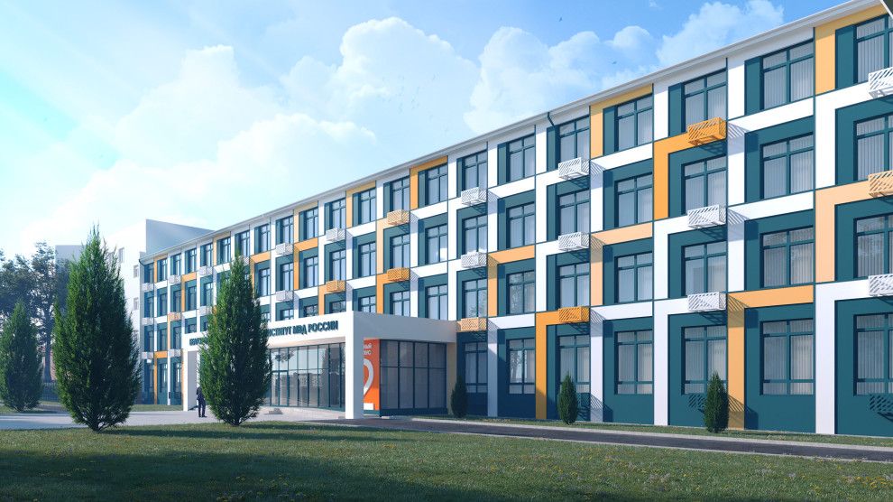 Проект ремонта фасадов здания БелЮИ МВД России им. И.Д. Путилина (2 корпус)