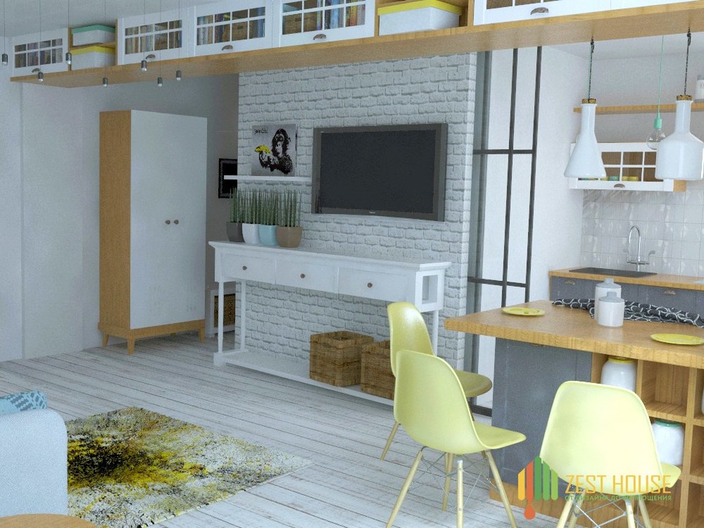 Проект "хрущевки" в скандинавском стиле