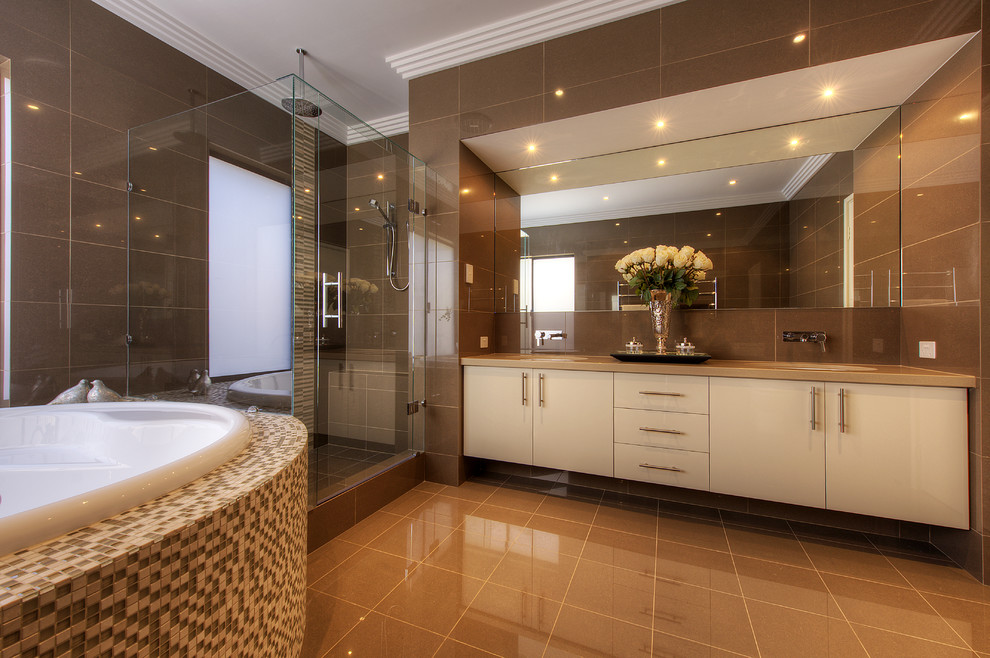 Design ideas for a mediterranean bathroom in Perth.