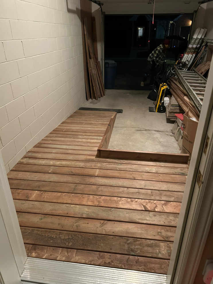 Accessibility Ramp in Garage