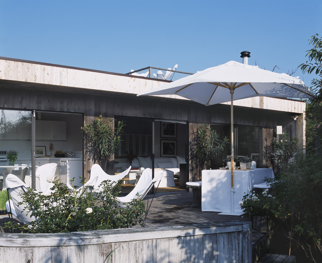 Fire Island Residence - Long Island moderne-hus-og-facade