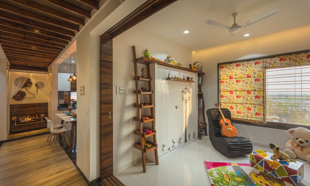Modern kids' room in Mumbai.
