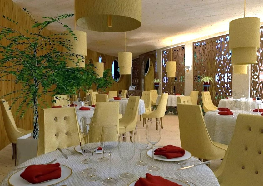 павильон с рестораном