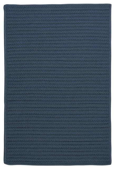 Simply Home Solid Rug, Lake Blue Sample Swatch, 1'2