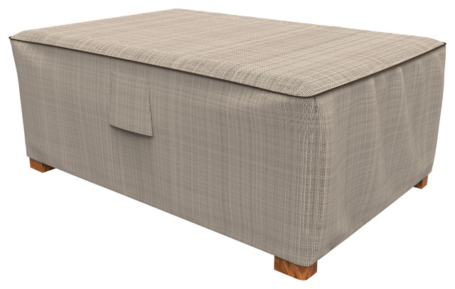 Budge English Garden Tan Tweed Outdoor Ottoman Cover 18 X33 X25 Contemporary Furniture Covers By Unbeatable Inc Houzz Budge English Garden Tan Tweed Outdoor, Budge Outdoor Furniture Protection