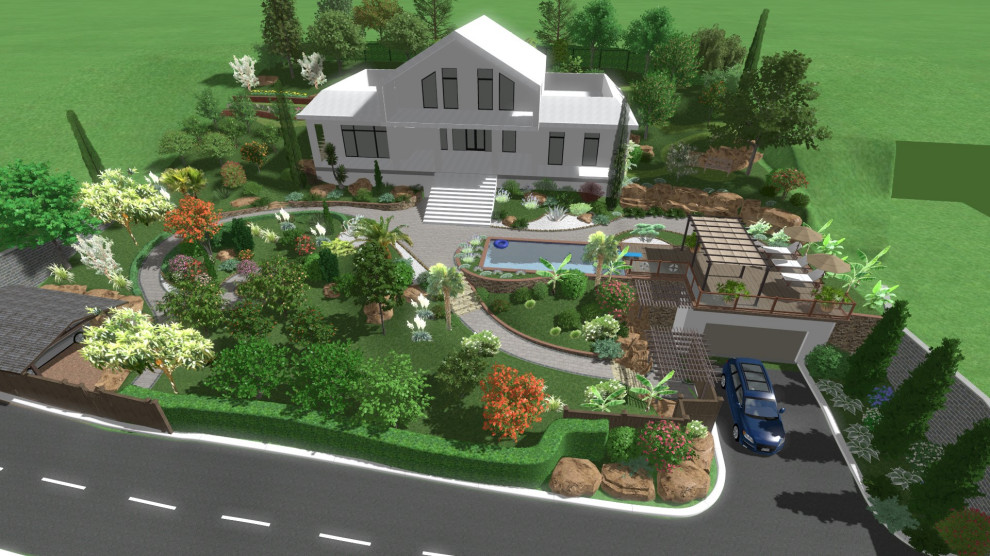 Приусадебный участок индивидуального жилого дома