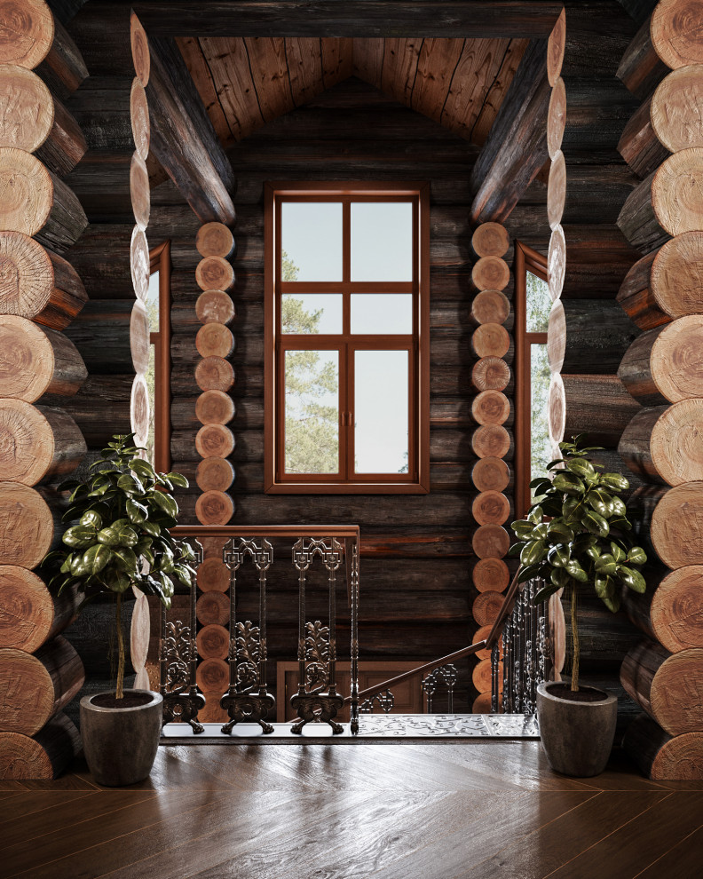 Дом из кело. Кухня и гостиная, второй свет