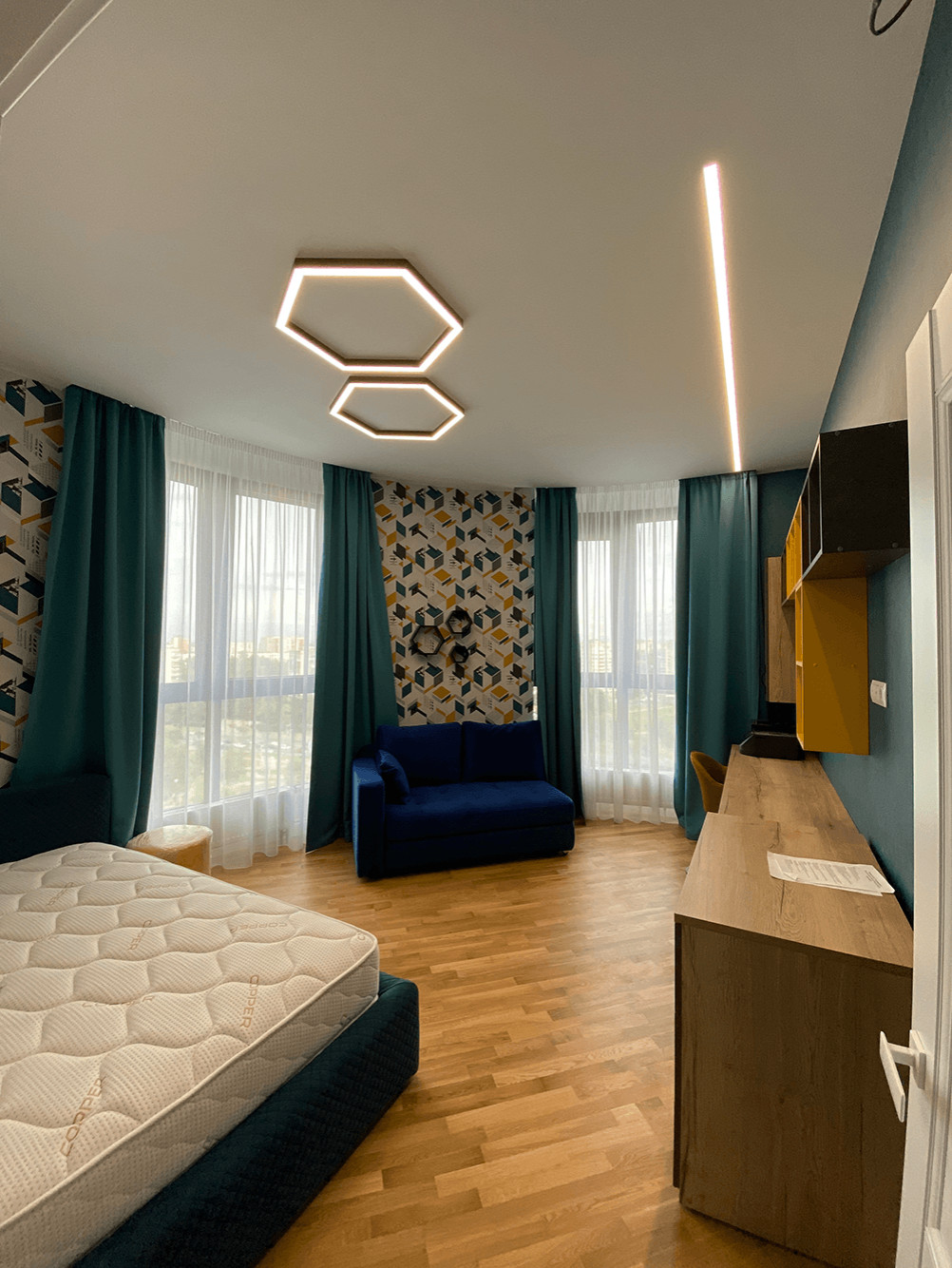 Apartment Lighting in Five Stars Residential Complex