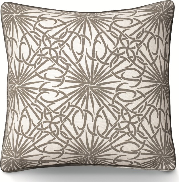 Flowering Ash Grey Pillow