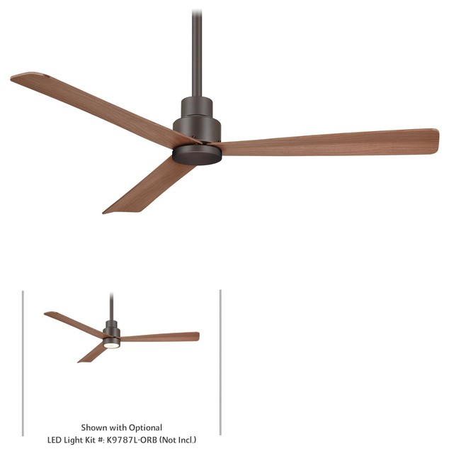Minka Aire Simple Oil Rubbed Bronze 52 Outdoor Ceiling Fan