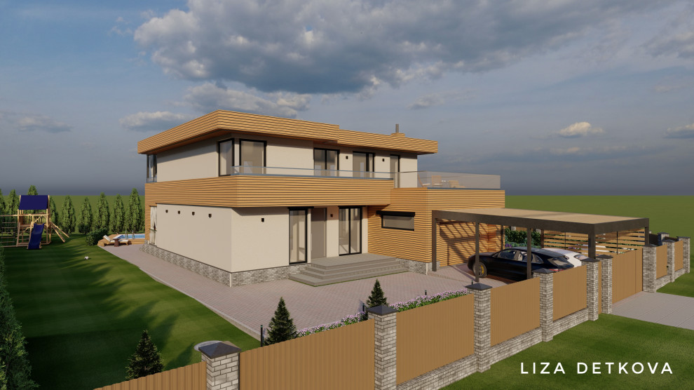 Усадьба: дом, баня, ландшафтный дизайн