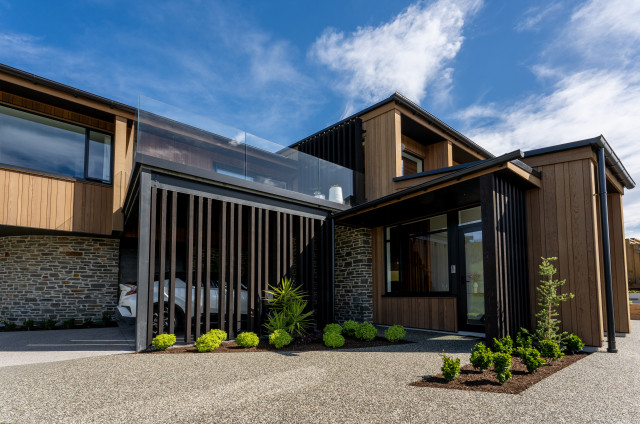 House with a View modern-fasad