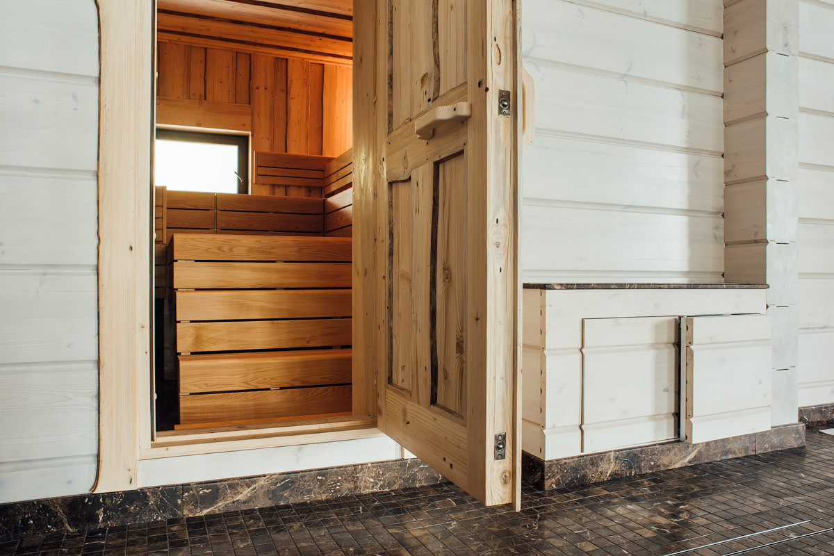 Вход в парную.