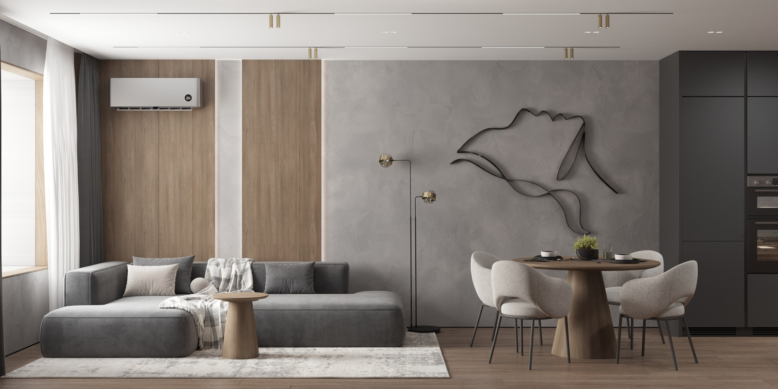 Стильная 3-х комнатная квартира в ЖК Прованс. Проект