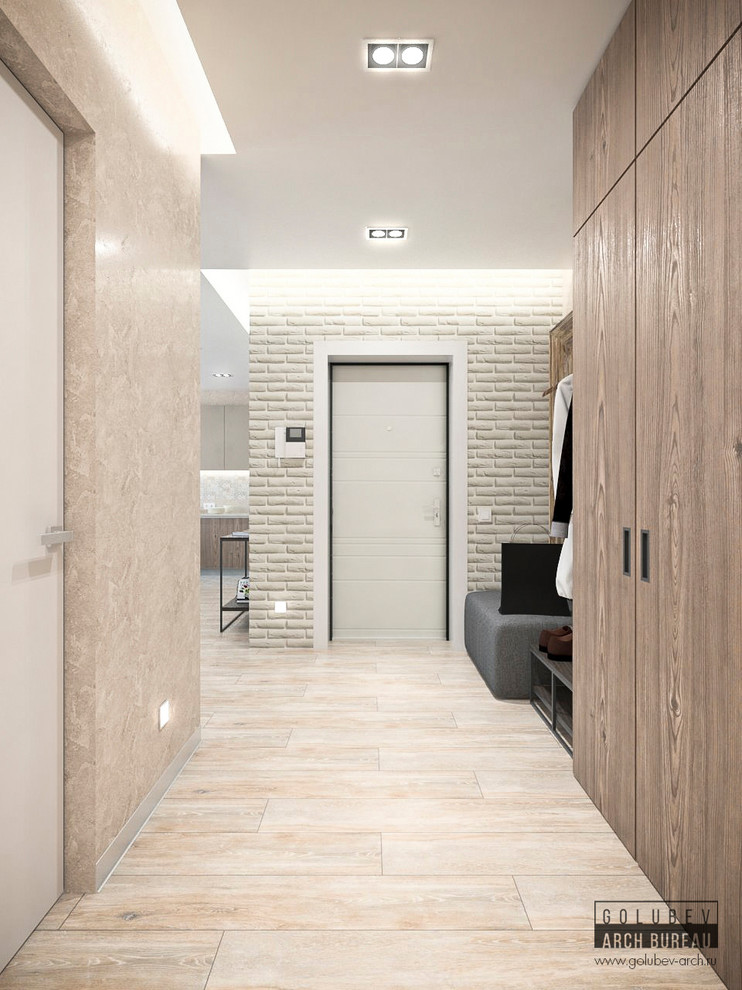 Современная квартира с элементами стиля лофт