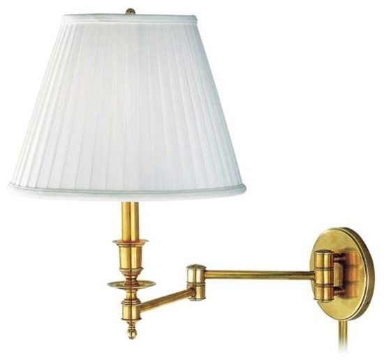 Hudson Valley 6921 Ludlow 1 Light Wall Sconce - Traditional - Swing Arm Wall Lamps - by ShopFreely