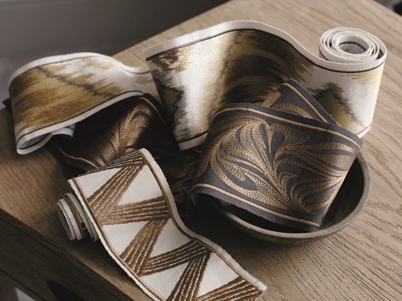 Fabrics from Edo Braids, Zoffany Singapore by Goodrich Global