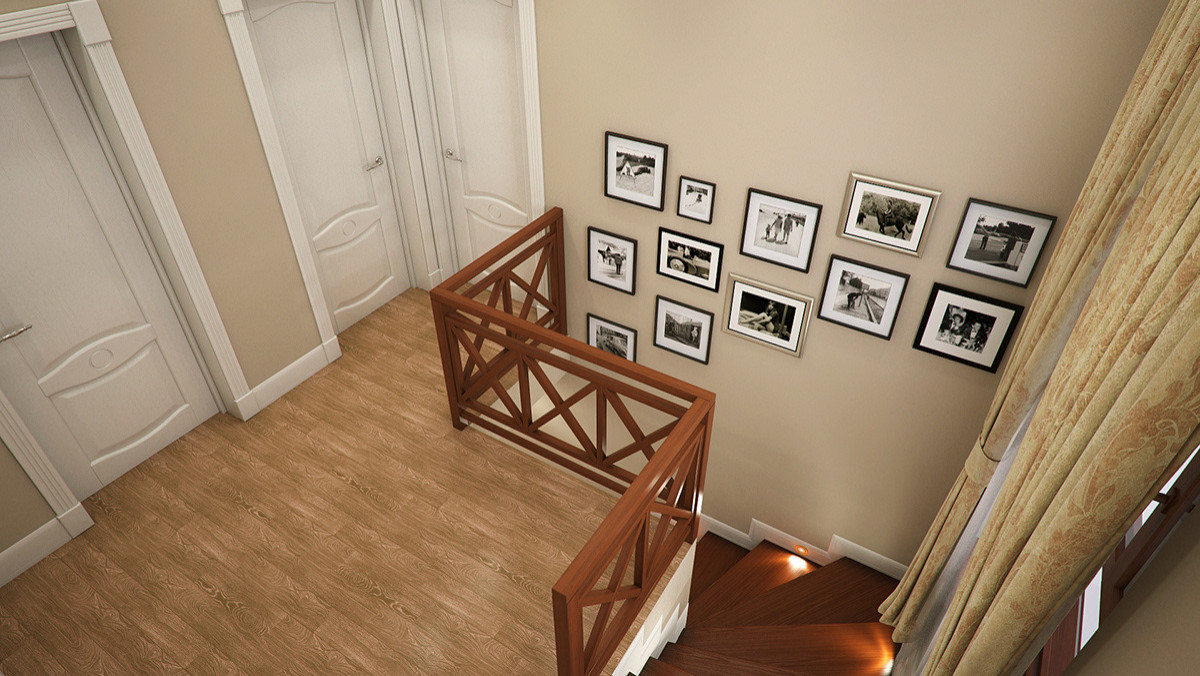 Дизайн проект дома 170 м2 (С элементами шале)