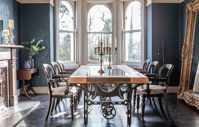 Eclectic Belfast Home transitional-dining-room