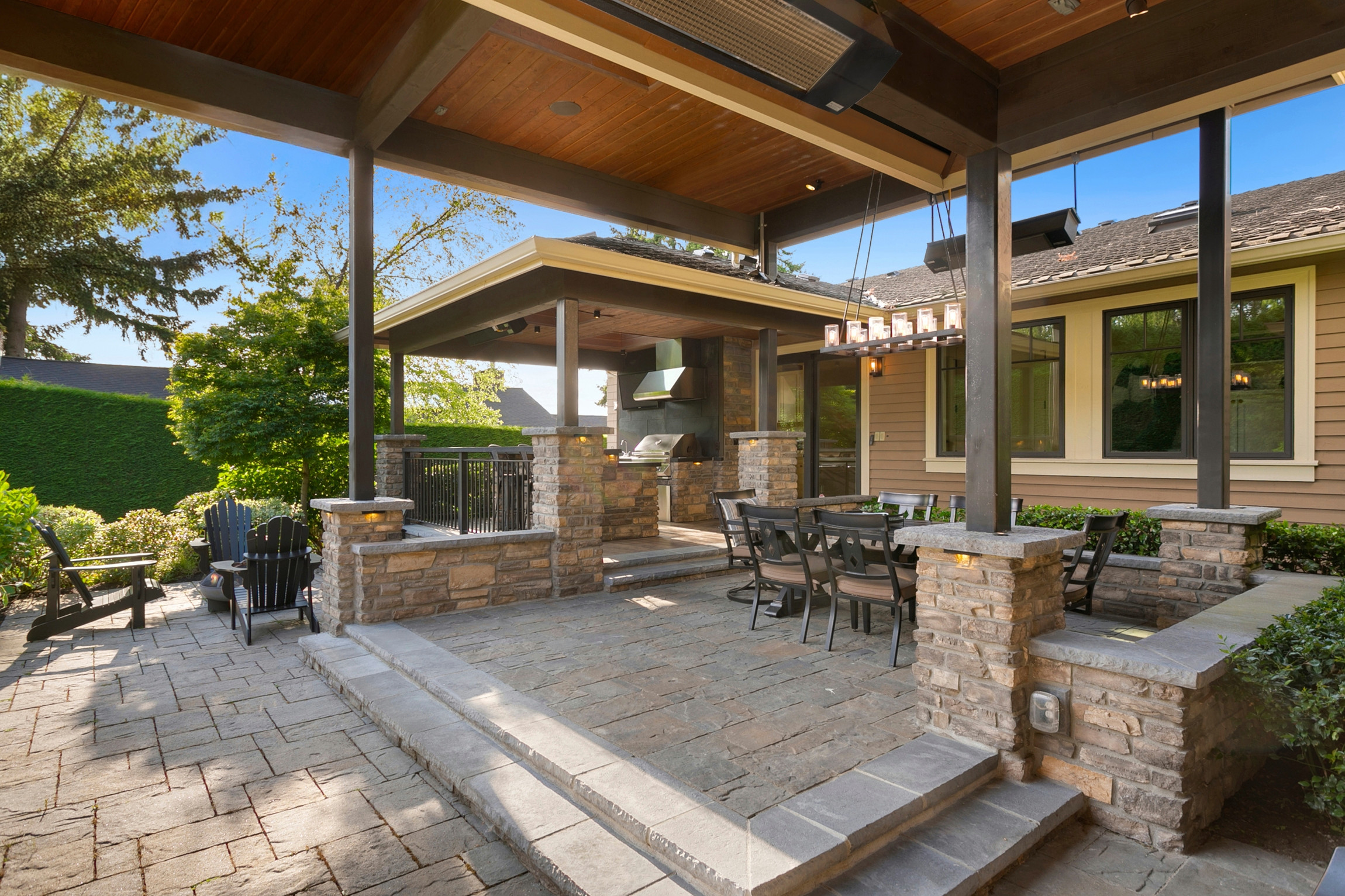 Yarrow Point Triple Roof Outdoor Living