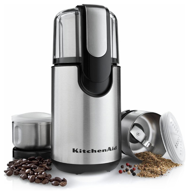 KitchenAid BCG211OB Stainless Steel Coffee and Spice Grinder