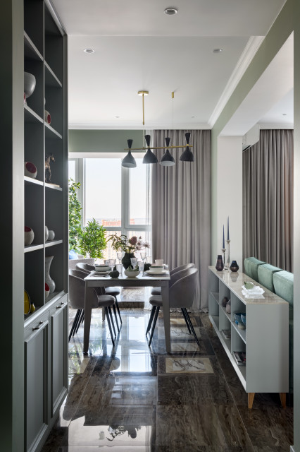 Мята contemporary-kitchen