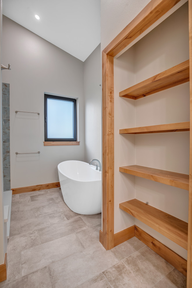 This is an example of a midcentury bathroom in Denver.