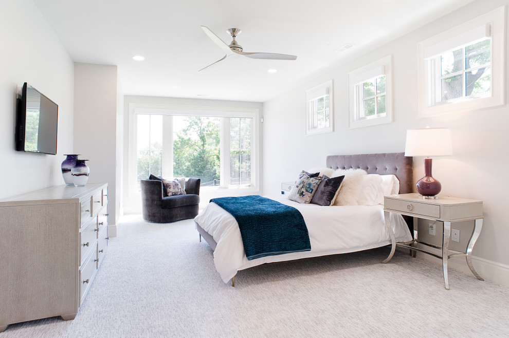 Bedroom - transitional bedroom idea