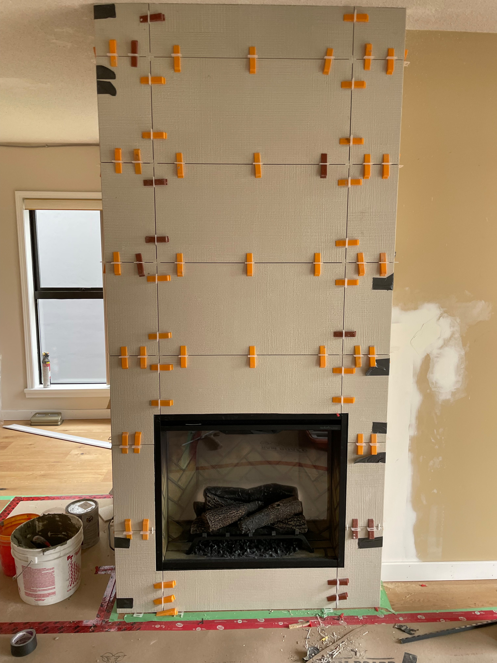 Fireplace redesign.