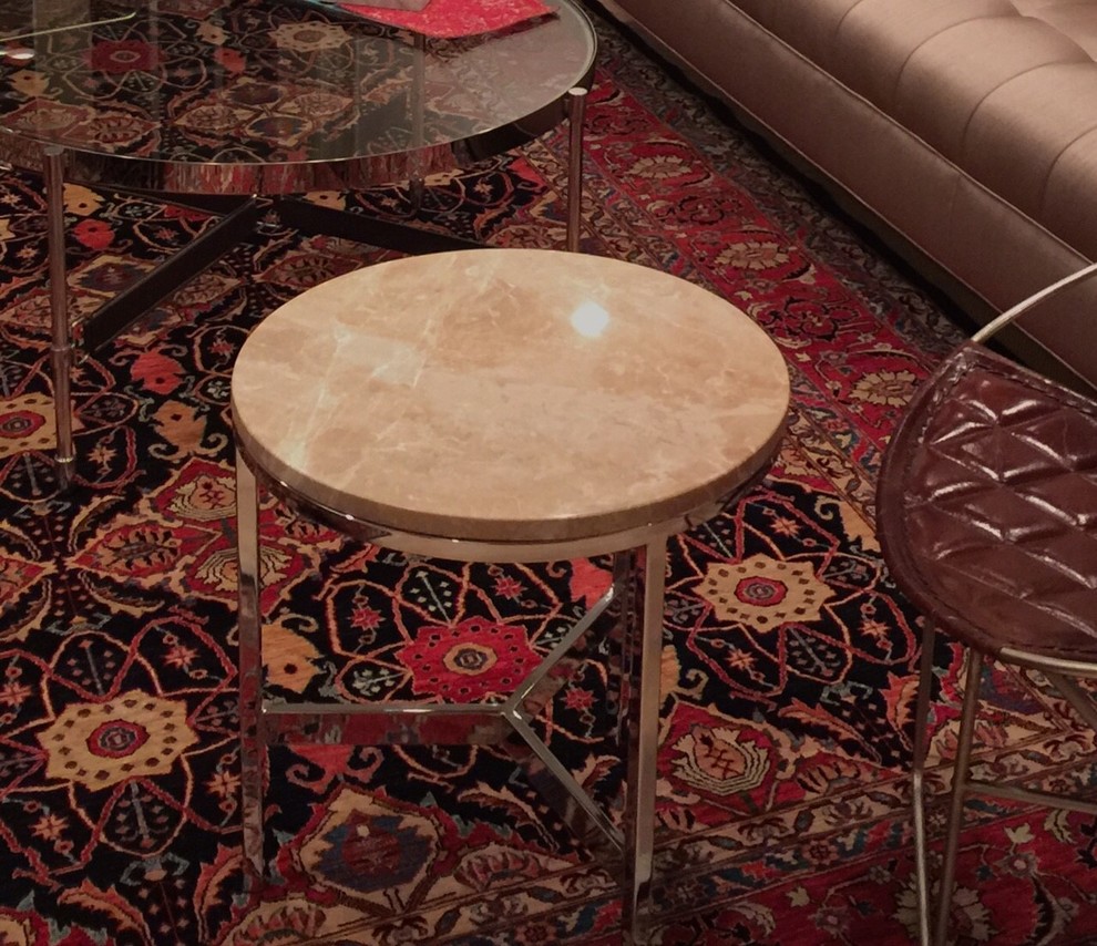 steel and stone furniture and furnishings