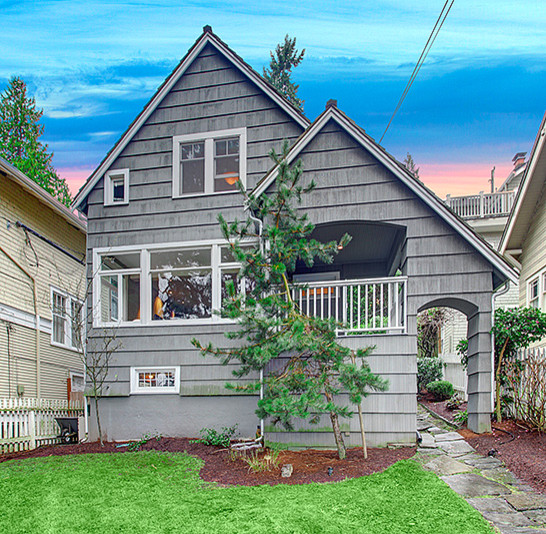 Madrona Neighborhood Modern House Traditional Exterior Seattle