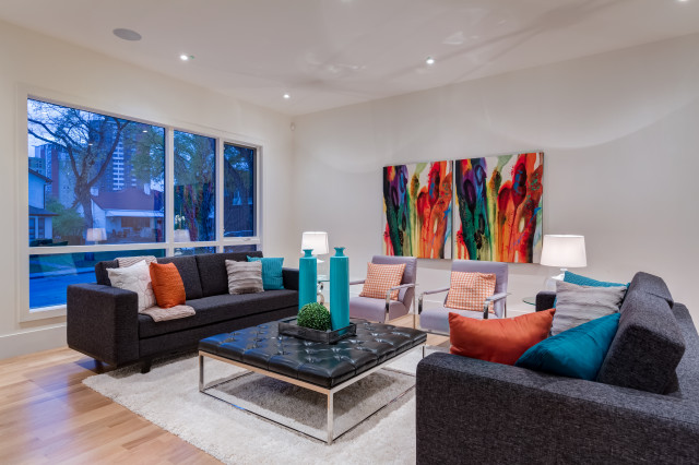 The Rosedale House modern-living-room