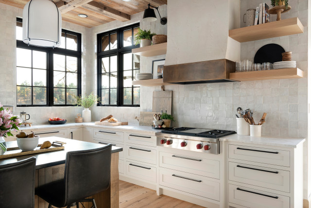 Gull Lake Home rustic-kitchen