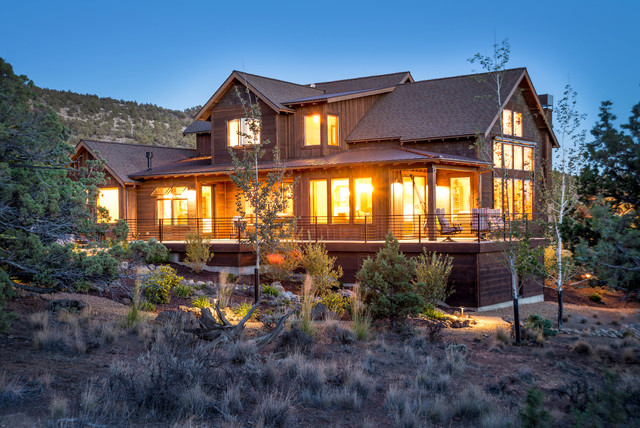 Brasada Ranch  Home Design 2 Story with Open Loft  Rustic 
