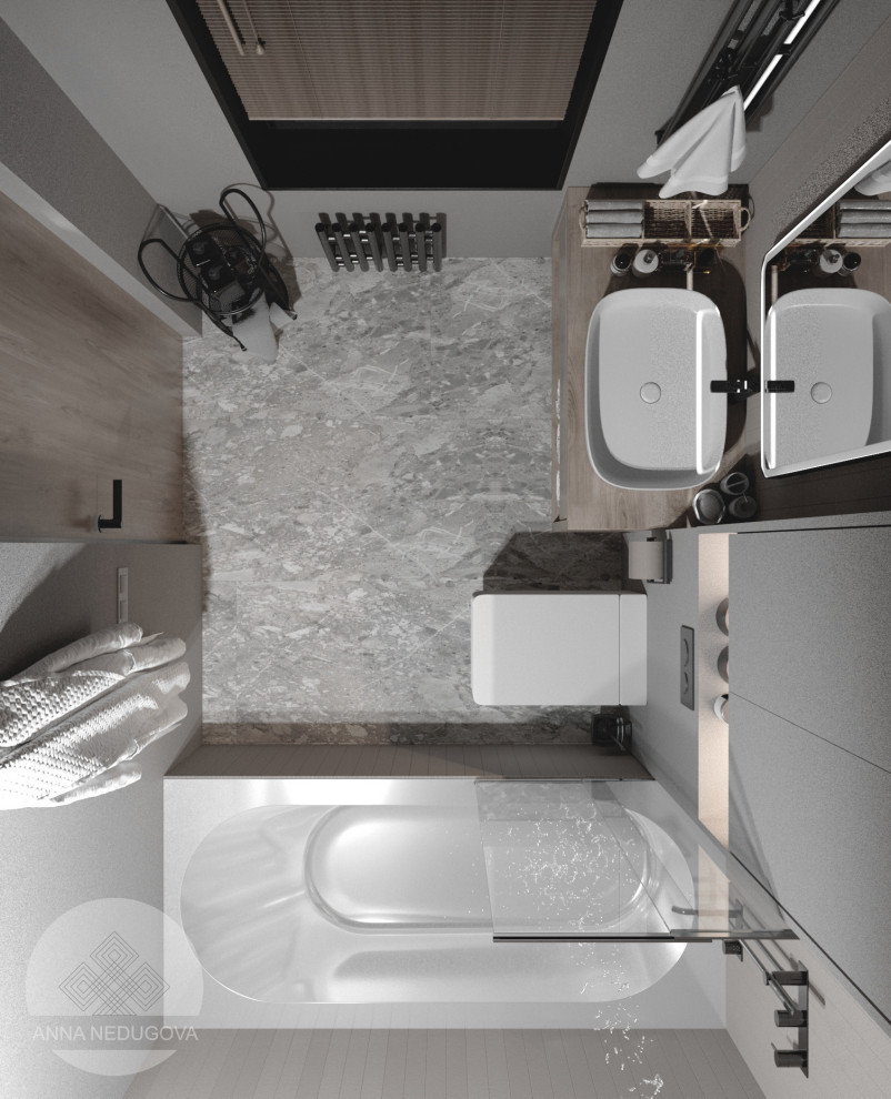 Дизайн проект загородного дома, д. Жаворонки, Московская область.