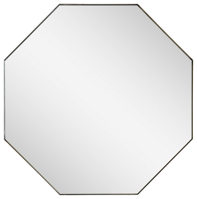 Anne Octagon Mirror Transitional Wall Mirrors by Premium Home