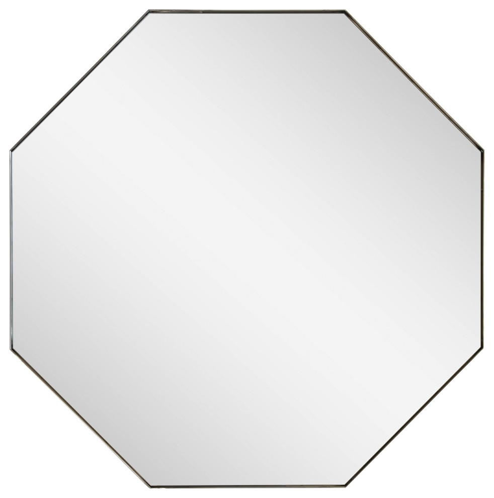 Anne Octagon Mirror Transitional Wall Mirrors by Premium Home