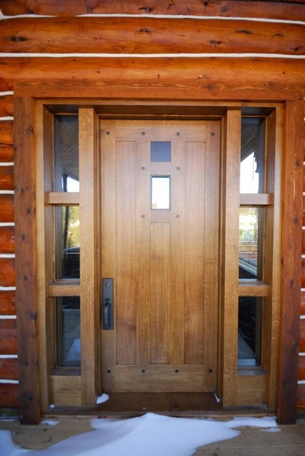 Cascade Residence rustic-entry