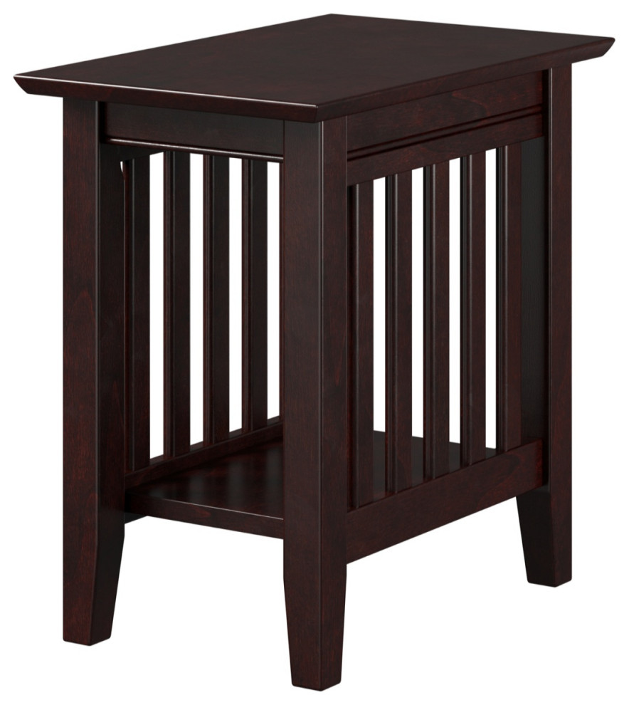 Mission Chair Side Table, Espresso